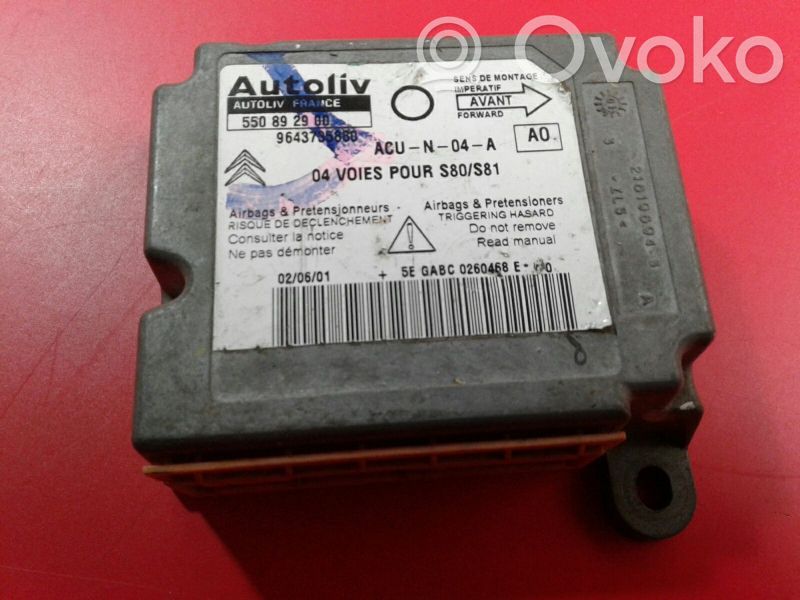 Citroen Saxo Airbag control unit/module 