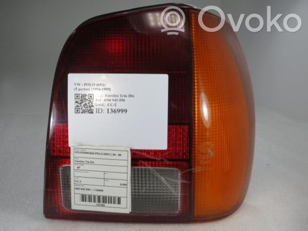 Volkswagen Polo III 6N 6N2 6NF Lampa tylna 