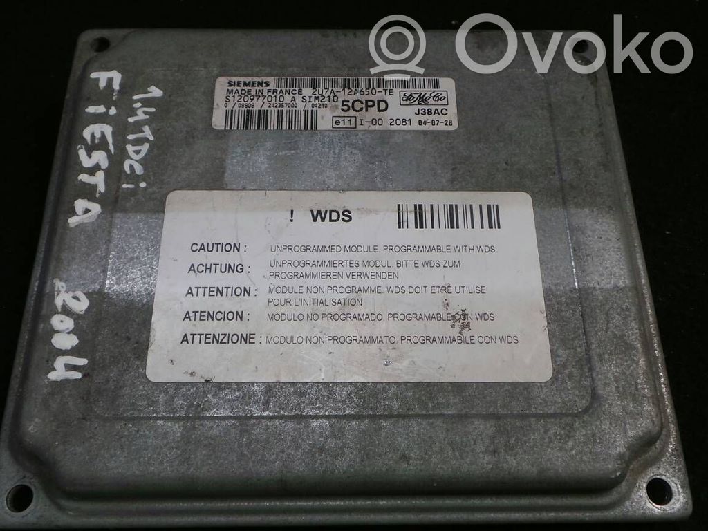 Ford Fiesta Engine control unit/module 