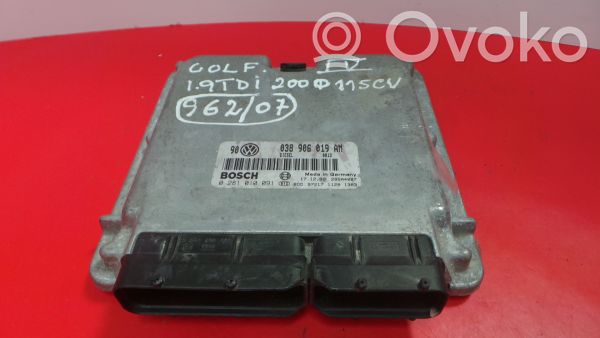 Engine control unit/module   038,019,0281010091,07,906,962,BOSCH