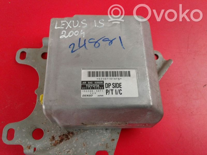 Lexus IS 200-300 Unitate/modul de comandă airbaguri 