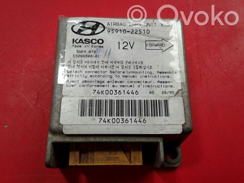 Hyundai Pony Airbag control unit/module 