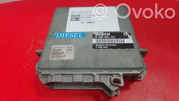 Moottorin ohjainlaite/moduuli   2244531,0281001117,078,38032,5L3,BOSCH