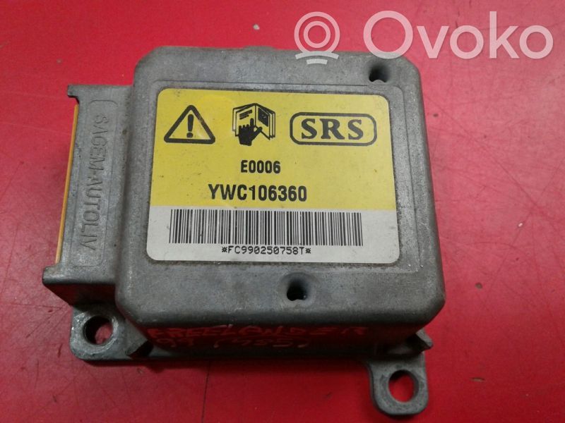 Land Rover Freelander Unidad de control/módulo del Airbag 