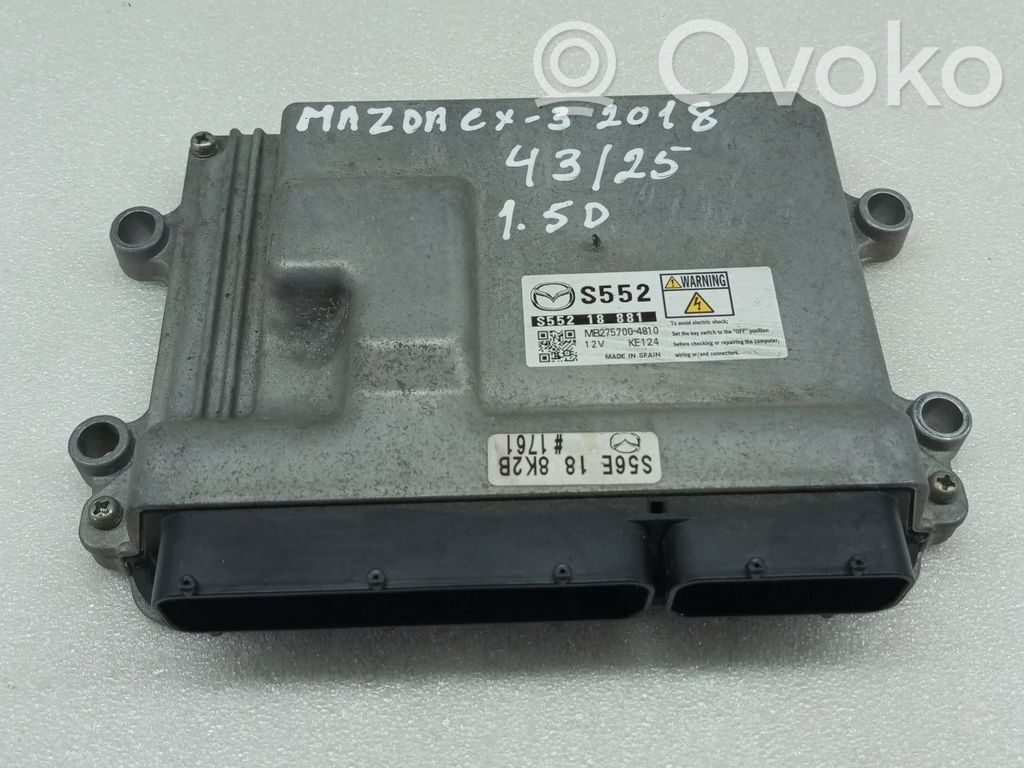 Mazda CX-3 Engine control unit/module 