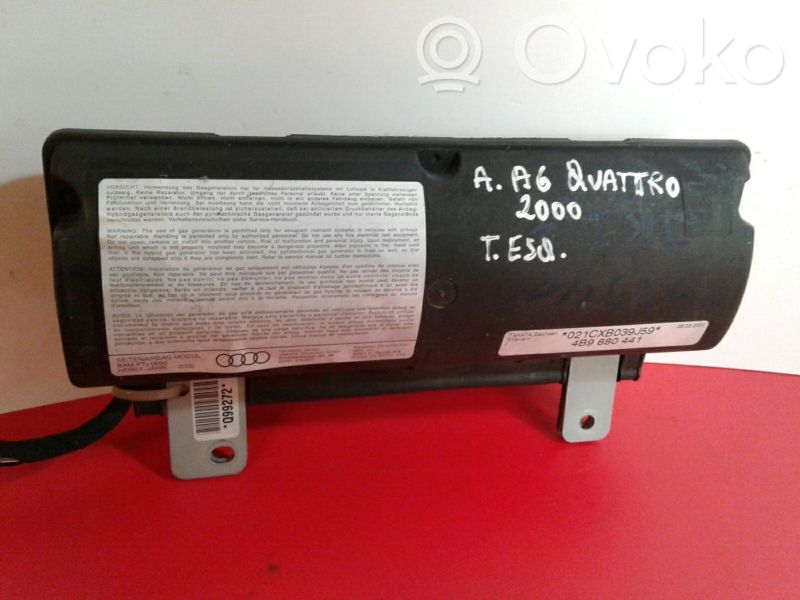 Audi A6 S6 C5 4B Poduszka powietrzna Airbag fotela 