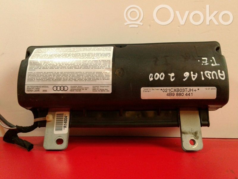 Audi A6 S6 C5 4B Poduszka powietrzna Airbag fotela 