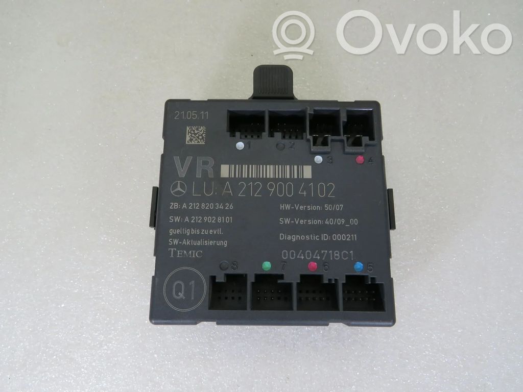 Unidad de control/módulo de la puerta   A2129004102,A2128203426,A2129028101