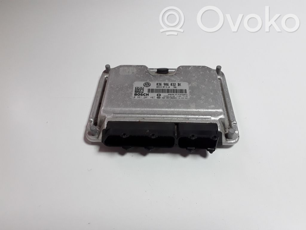 Engine control unit/module   036906032BK,0261201407