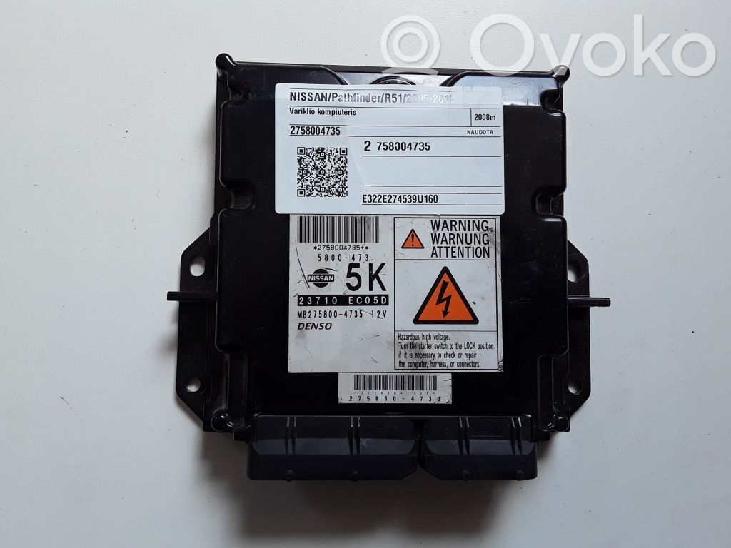 Nissan Pathfinder R51 Engine control unit/module 