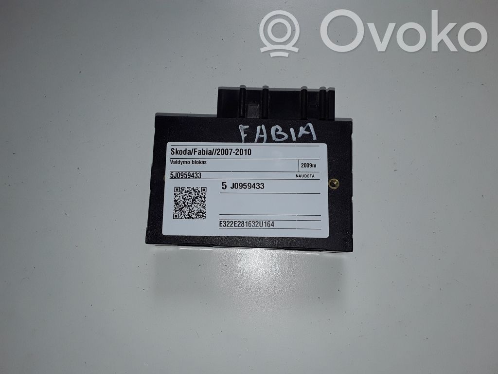 Skoda Fabia Mk2 (5J) Citu veidu vadības bloki / moduļi 
