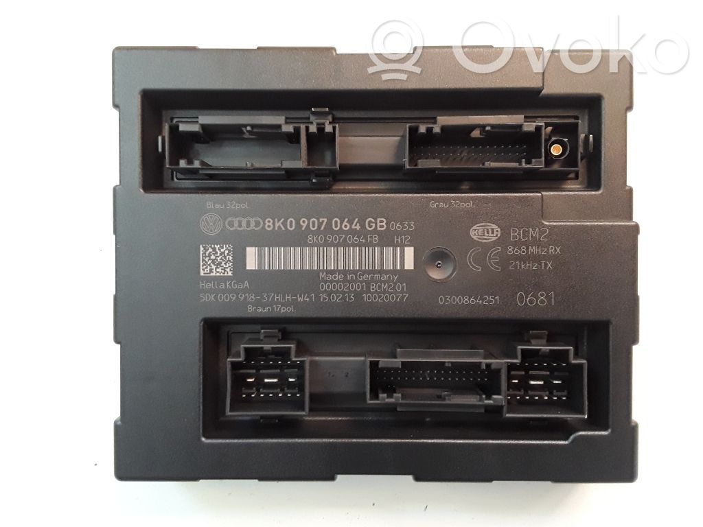 Audi A5 8T 8F Module confort 