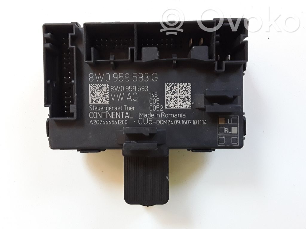 Audi A4 S4 B8 8K Door control unit/module 