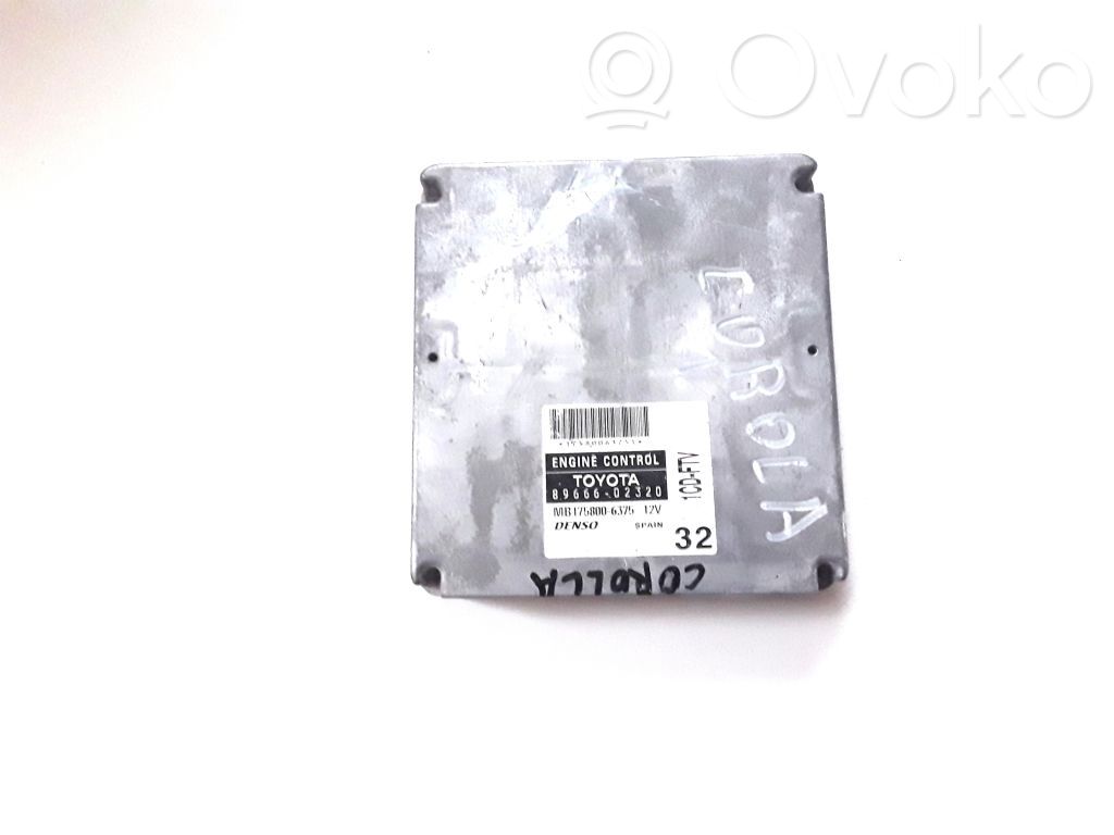 Toyota Corolla E120 E130 Engine control unit/module 