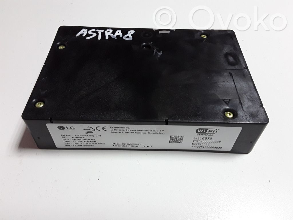 Opel Astra K Kiti valdymo blokai/ moduliai 