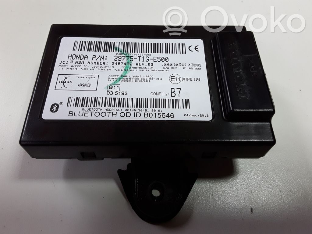 Honda CR-V Bluetooth control unit module 