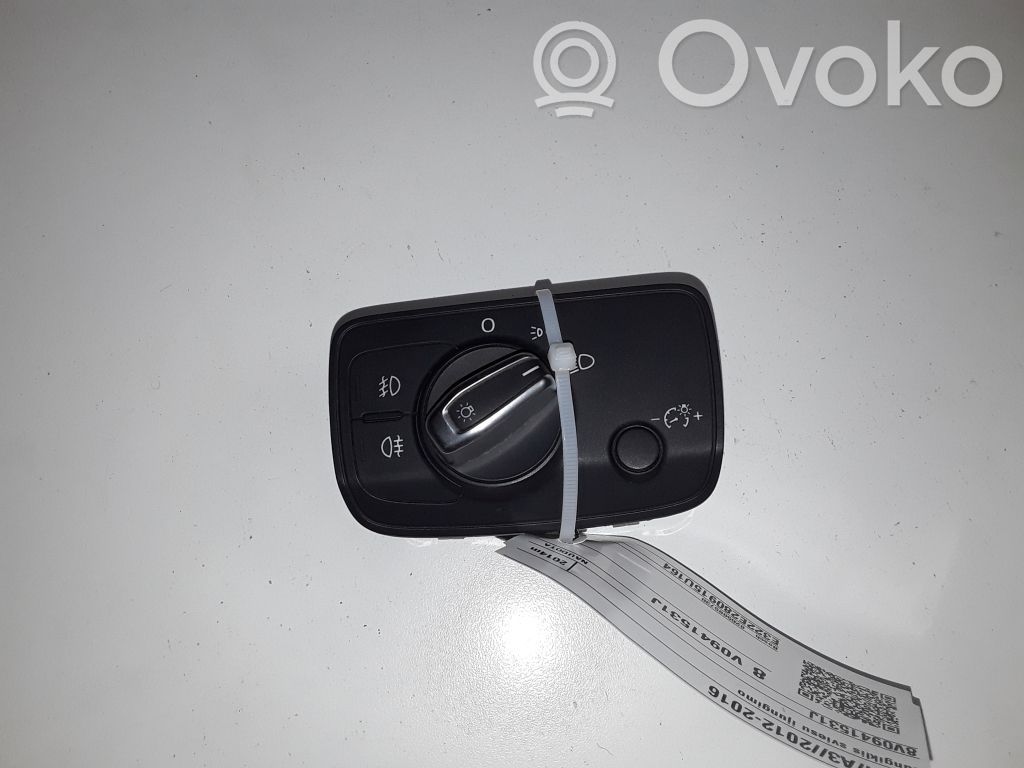 Audi A3 S3 8V Light switch 