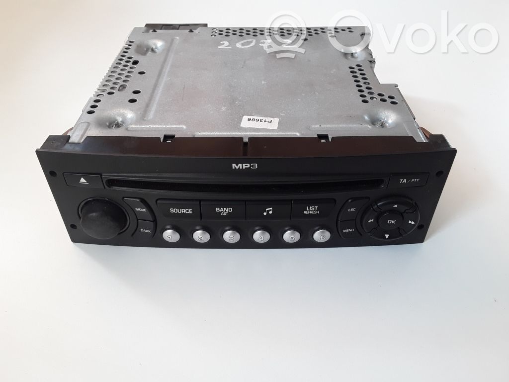 Peugeot 3008 I Radio/CD/DVD/GPS head unit 