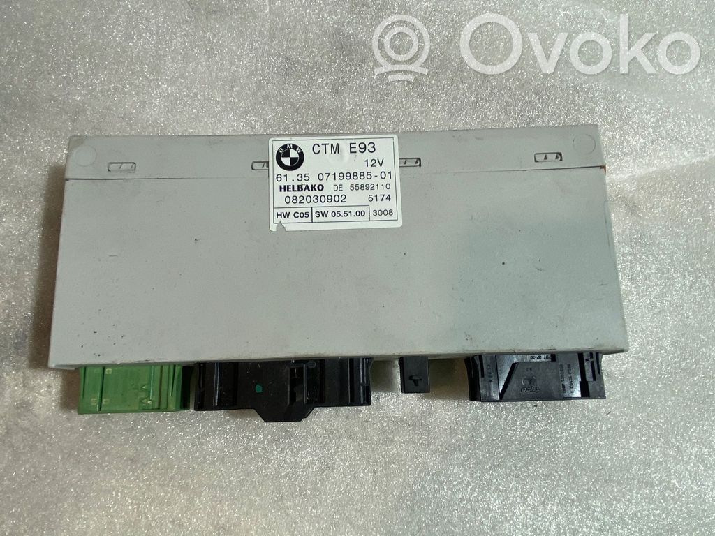 BMW 3 E92 E93 Unitate/modul comandă trapă 
