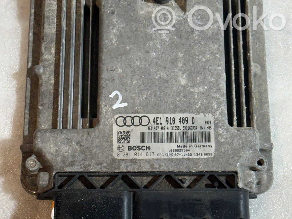 Audi A8 S8 D3 4E Engine control unit/module ECU 