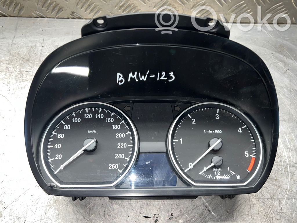 BMW 1 E82 E88 Spidometrs (instrumentu panelī) 