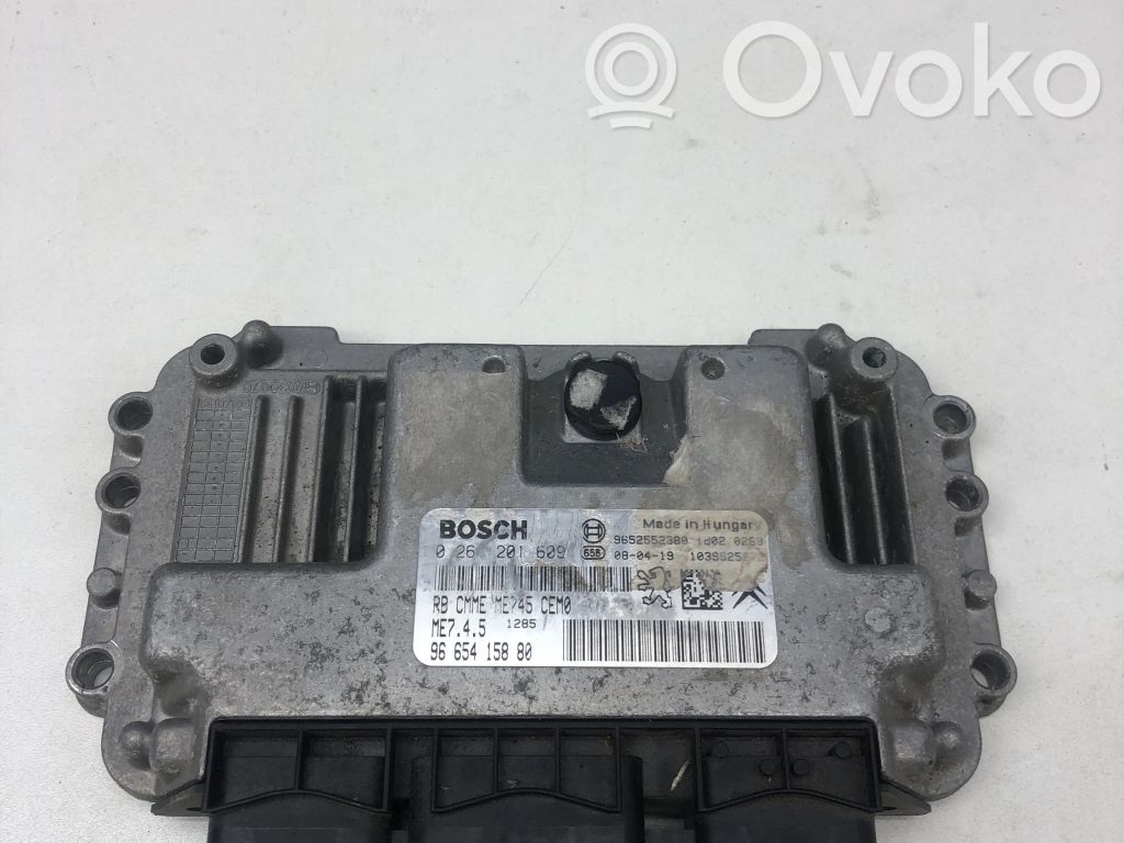 Engine control unit/module   9652552380,0261201609