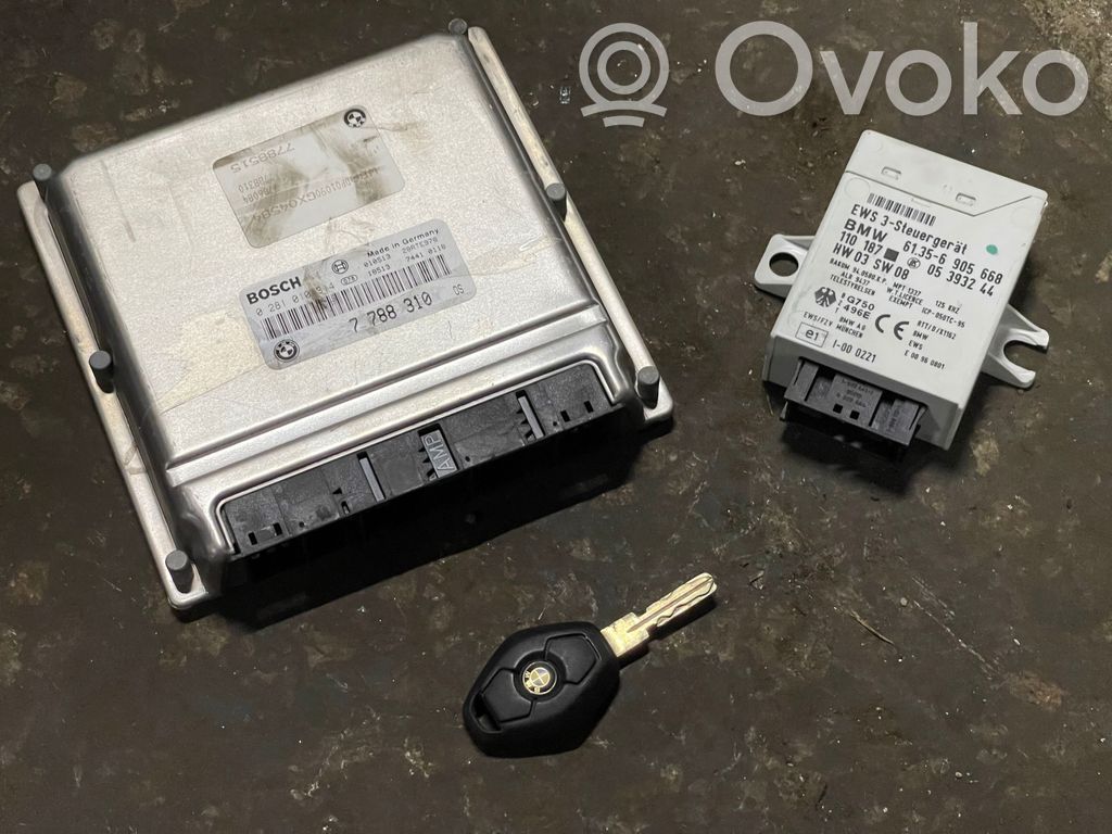 BMW 5 E39 Engine ECU kit and lock set 