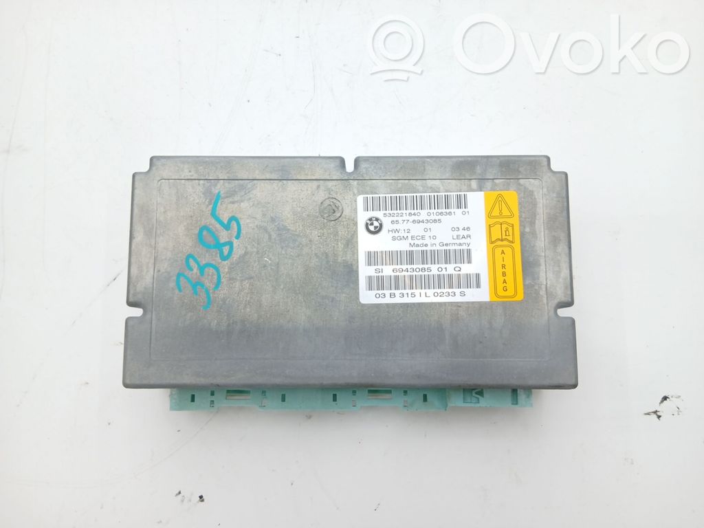 BMW 5 E60 E61 Airbag control unit/module 
