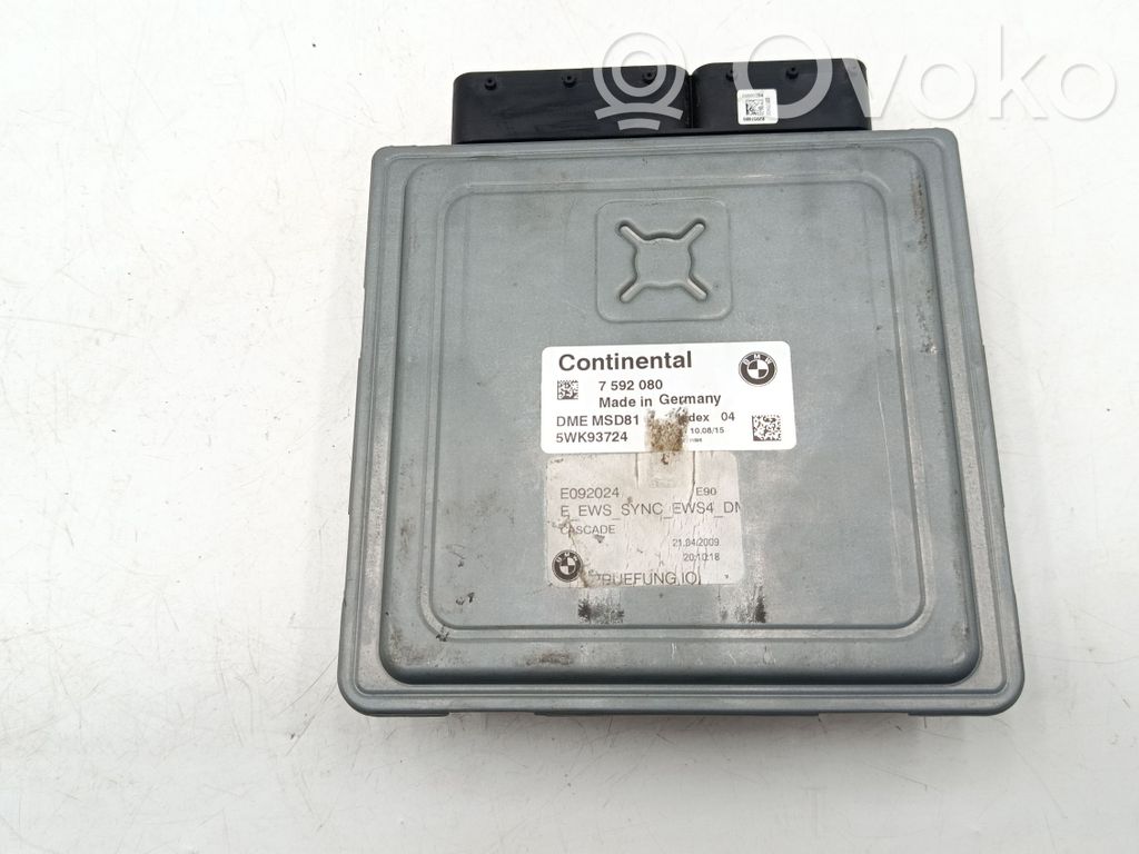 BMW 3 E90 E91 Moottorin ohjainlaite/moduuli 