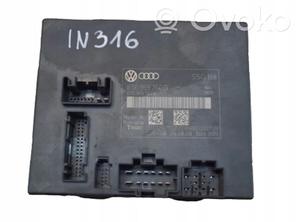 Module de commande de siège   8T0959760B