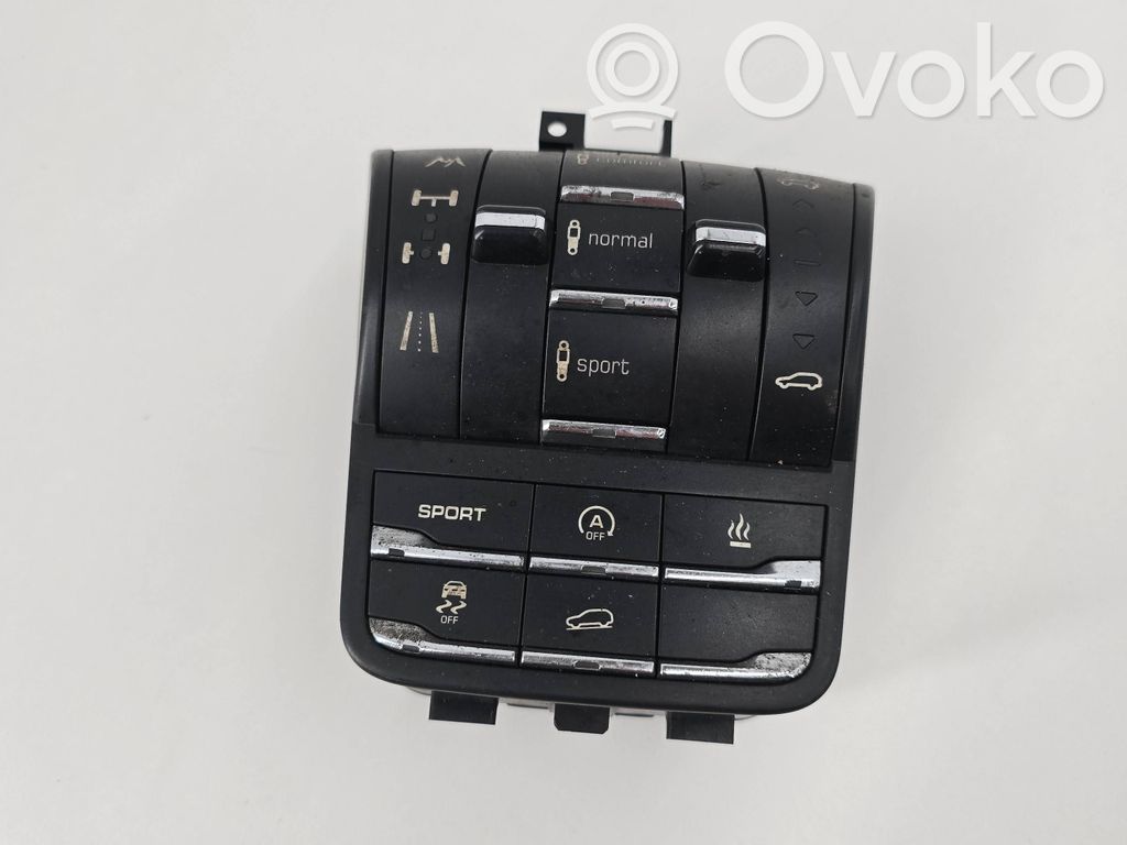 Porsche Cayenne (92A) Interruptor de altura/modo de la suspensión 