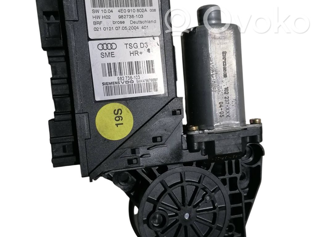 Audi A8 S8 D3 4E Motor macara geam ușă spate 
