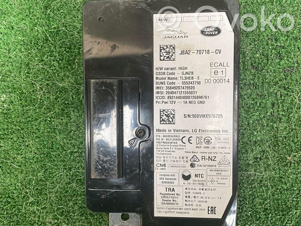 Other control units/modules   LR091248,J8A270718CV