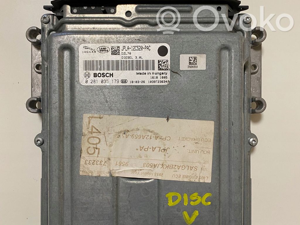 Engine control unit/module   JPLA12C520PAC