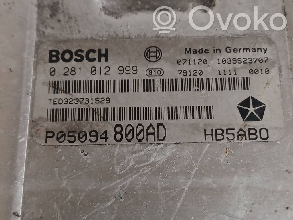Chrysler Voyager Engine control unit/module 