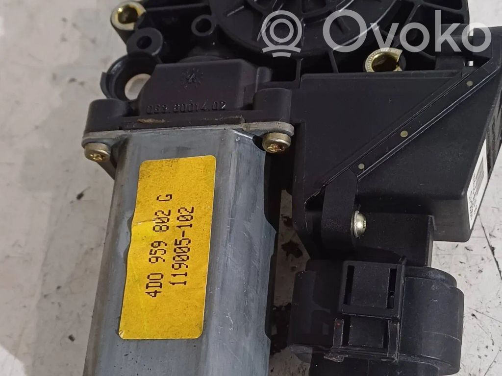 Audi A8 S8 D2 4D Priekšpusē loga pacēlāja motoriņš 