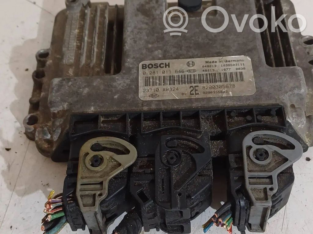 Engine control unit/module   8200305678,8200355802,23710AW324,0281011646
