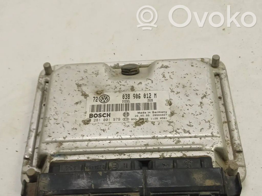 Engine control unit/module   038906012M,0281001979,28SA4027,1280581