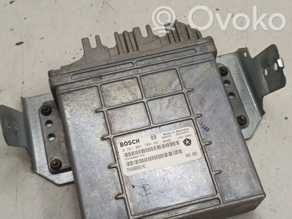 Engine control unit/module   P04686661AC,0281001708