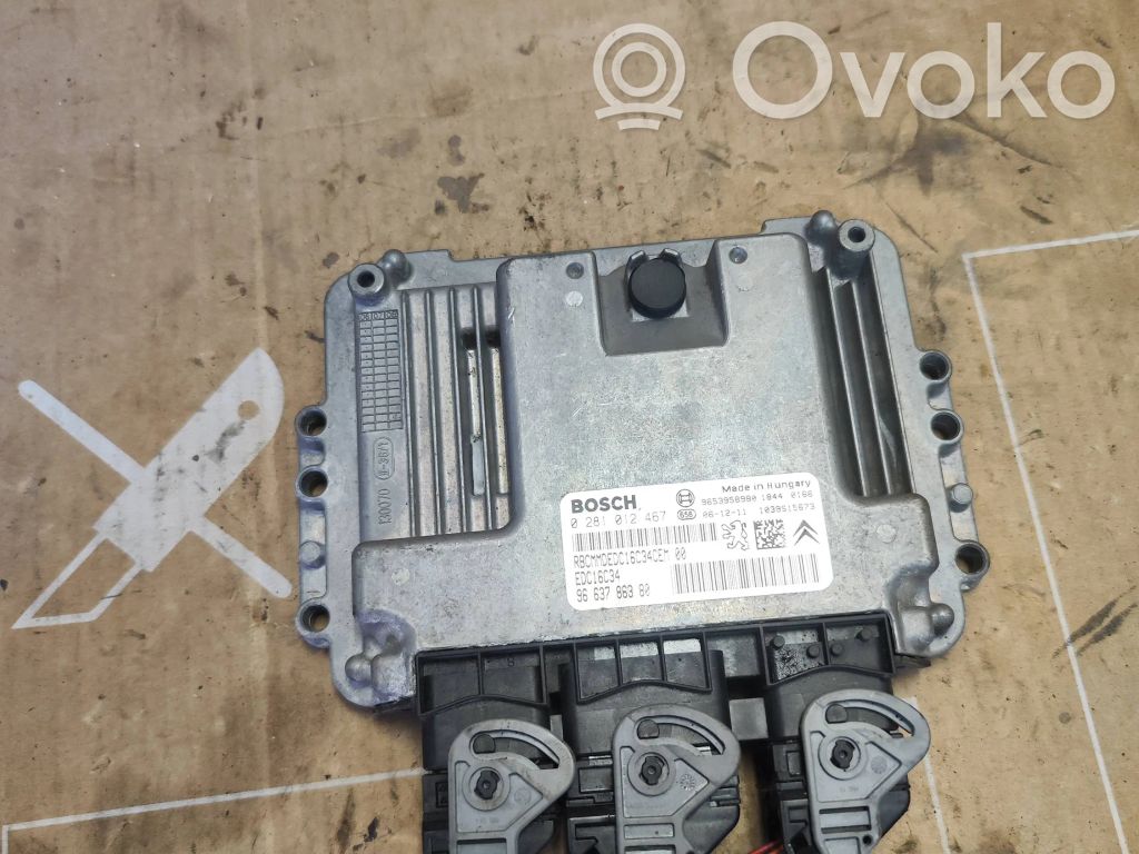 Peugeot 207 Engine control unit/module 