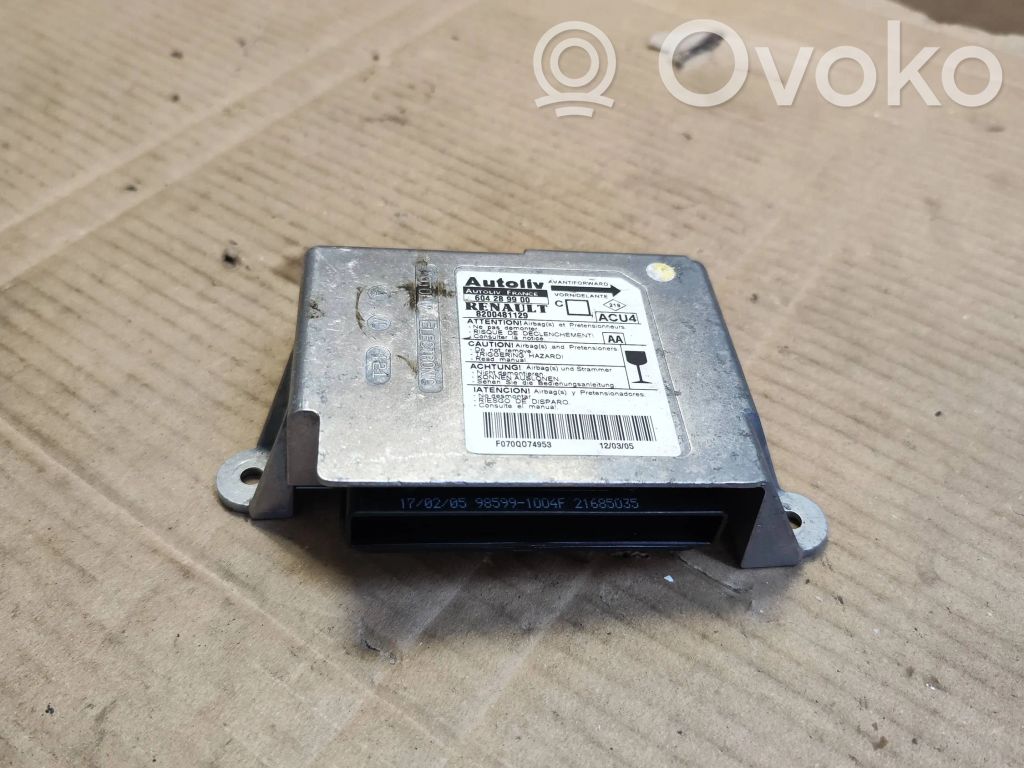 Renault Megane II Airbag control unit/module 