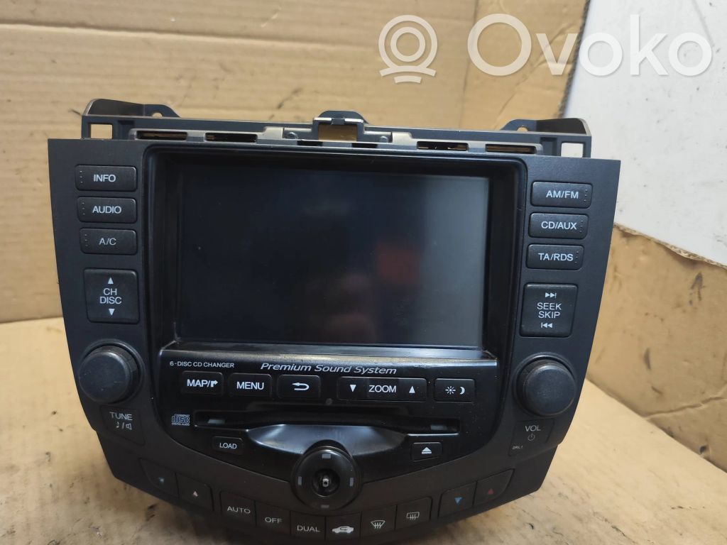 Honda Accord Panel / Radioodtwarzacz CD/DVD/GPS 