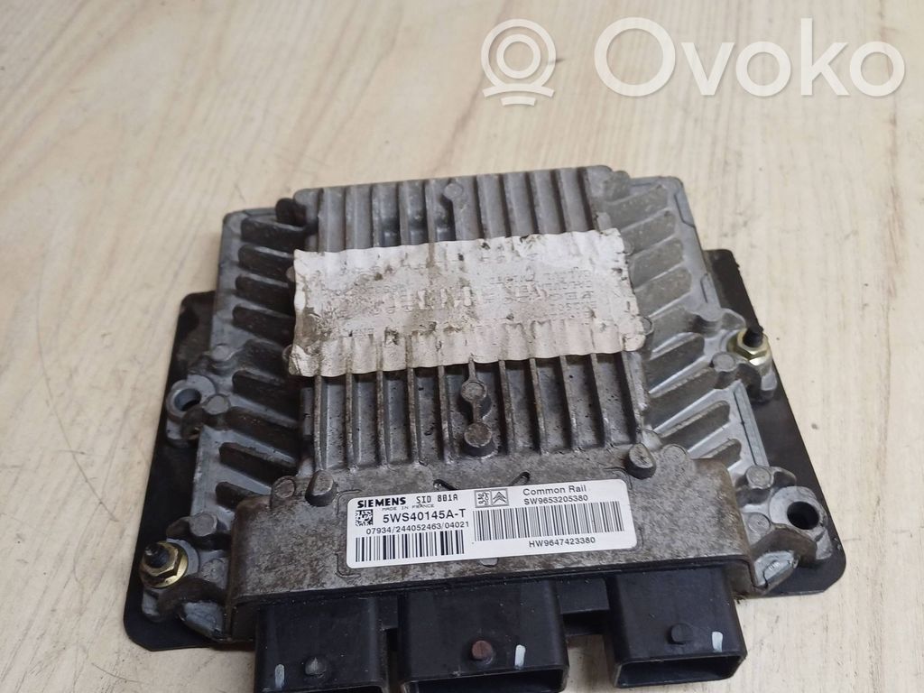 Peugeot 307 Engine control unit/module 