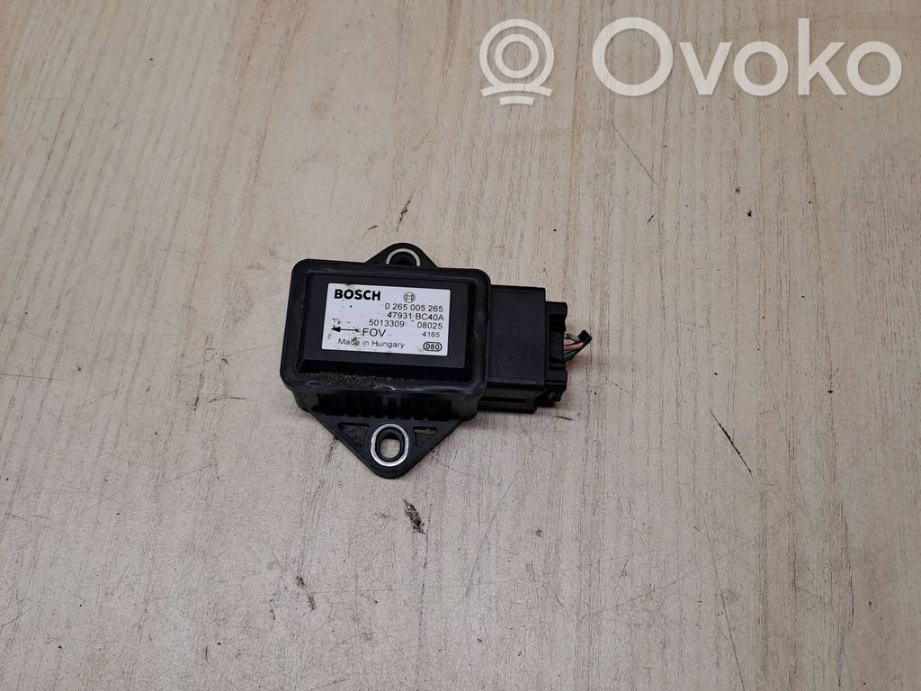 ESP acceleration yaw rate sensor   47931BC40A,5013309,0265005265