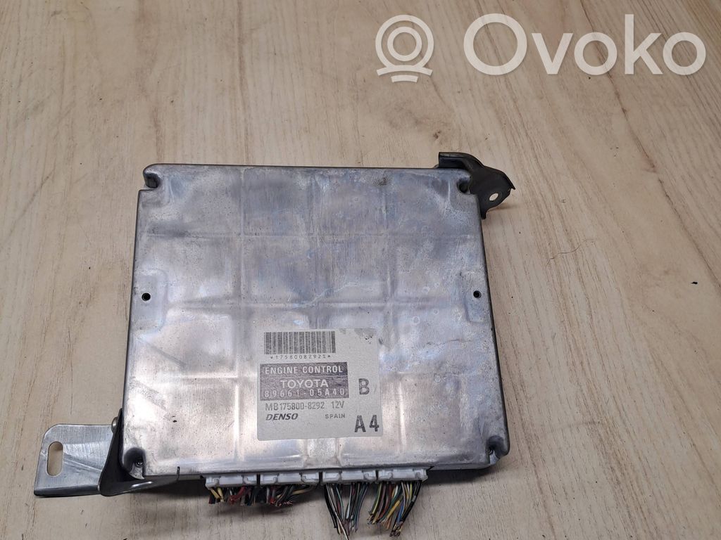 Toyota Avensis T250 Engine control unit/module 