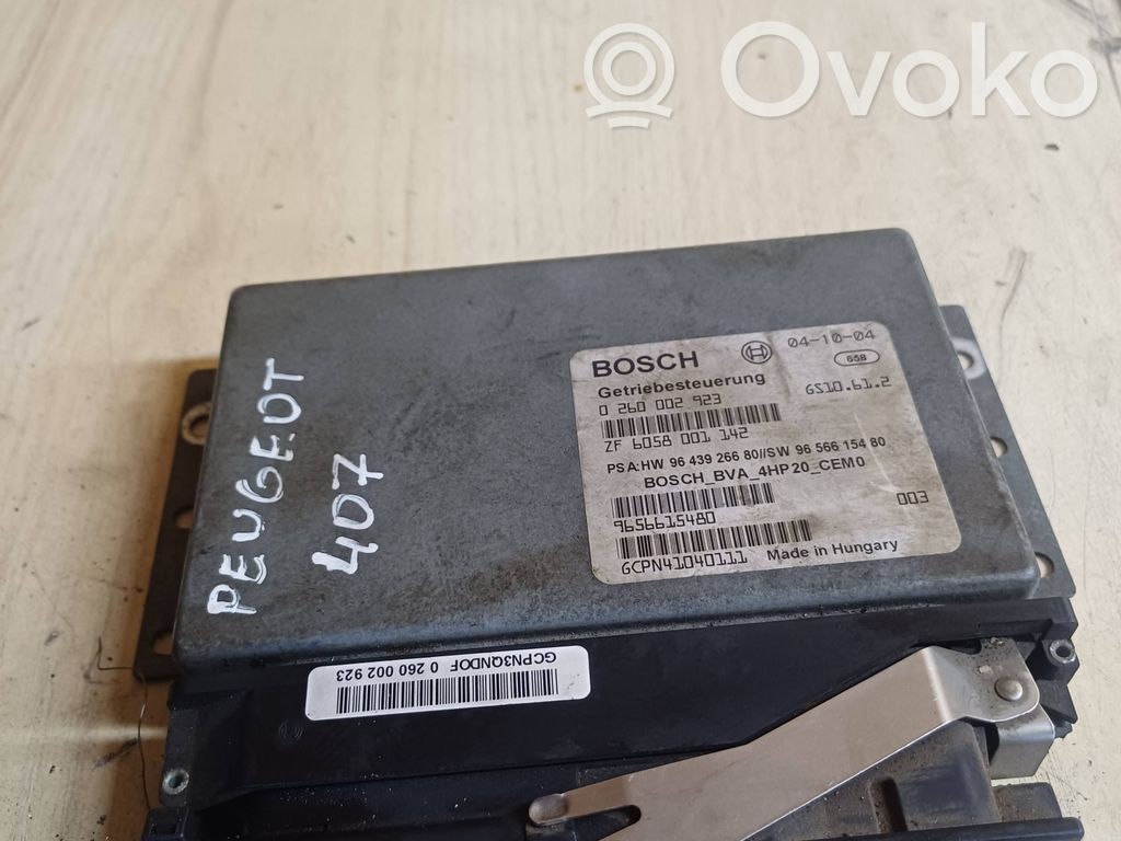 Peugeot 407 Gearbox control unit/module 