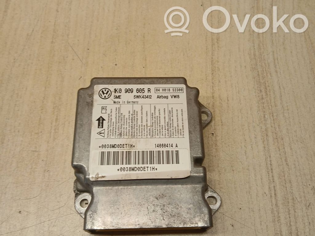 Volkswagen Jetta V Unitate/modul de comandă airbaguri 