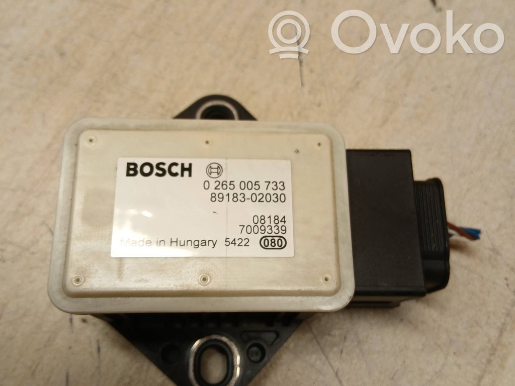Toyota Corolla E140 E150 ESP acceleration yaw rate sensor 