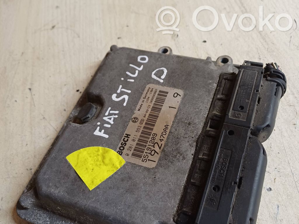 Fiat Stilo Engine control unit/module 