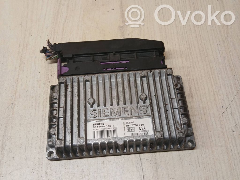 Peugeot 307 Unidad de control/módulo de la caja de cambios 